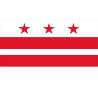 District of Columbia Flag   3 x 5