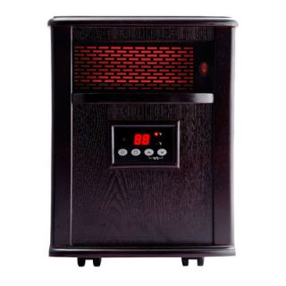 American Comfort Silver 1,500 Watt Infrared Cabinet Portable Space Heater ACW