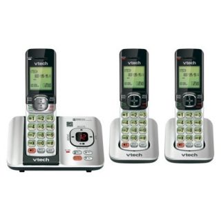 VTech DECT 6.0 Cordless Phone System (CS6529 3) with Answering Machine, 3