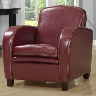 Monarch Specialties Inc. Faux Leather Chair I 8037 / I 8039 Color Red