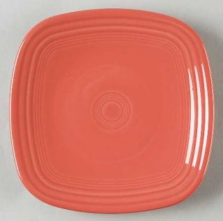 Homer Laughlin  Fiesta Flamingo (Newer) Square Salad Plate, Fine China Dinnerwar