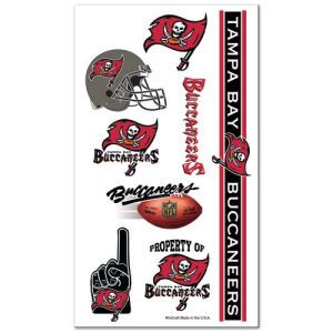 Tampa Bay Buccaneers Wincraft Temporary Tattoos