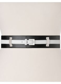 Lane Bryant Plus Size Colorblock stretch belt     Womens Size 18/20, Black
