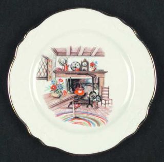 Homer Laughlin  Colonial Kitchen (Virginia Rose) Bread & Butter Plate, Fine Chin