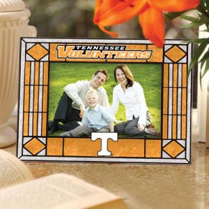 Tennessee Volunteers Art Glass Picture Frame