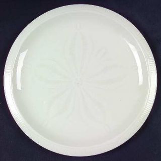 Franciscan Sea Sculptures White/Sanddollar Luncheon Plate, Fine China Dinnerware