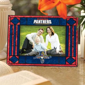 Florida Panthers Art Glass Picture Frame