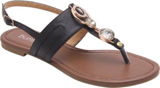 Womens L & C Matilda 01   Black Thong Sandals