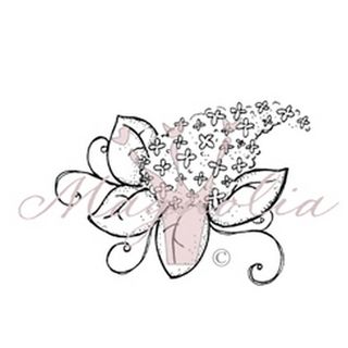 Magnolia   Lilacs Summer Cling Stamp 6.5x3.5 Package lilacs