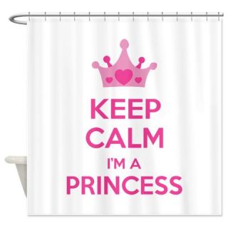  Keep calm Im a princess Shower Curtain  Use code FREECART at Checkout