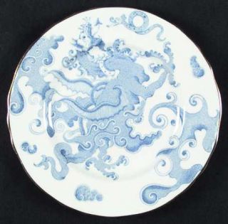 Royal Worcester Blue Dragon (Coburg, Scalloped) Salad Plate, Fine China Dinnerwa