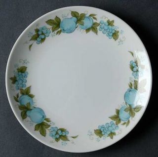 Noritake Blue Orchard Bread & Butter Plate, Fine China Dinnerware   Blue Fruit &