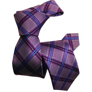 Dmitry Boys Pink And Blue Italian Silk Patterned Tie (PinkApproximate length 48 inchesApproximate width 2.25 inchesMaterials 100 percent silkMade in ItalyCare instructions Dry clean )
