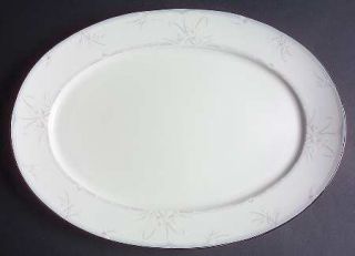 Lenox China Marianne 15 Oval Serving Platter, Fine China Dinnerware   Debut, Pi