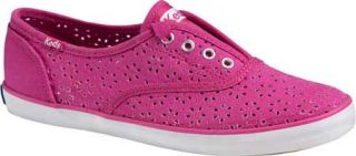 Womens Keds Champion Perf Seasonal   Rose Violet Perf Canvas Casual Shoes