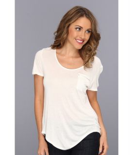 TWO by Vince Camuto S/S High Low Tee Womens T Shirt (Bone)