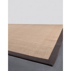 Hand woven Fauna Brown Sisal Rug (26 X 8) (BrownPattern BorderMeasures 0.5 inch thickTip We recommend the use of a non skid pad to keep the rug in place on smooth surfaces.All rug sizes are approximate. Due to the difference of monitor colors, some rug 