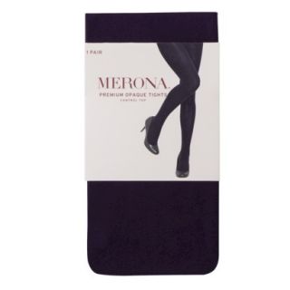 Merona Womens Premium Control Top Opaque Tights   Phantom Grape XL/XXL