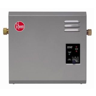 Rheem RTE 27 Tankless Water Heater, 240V 112A Electric SinglePoint Indoor, 5 GPM