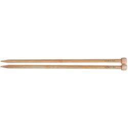 Clover Bamboo Size 10 Single Point Knitting Needles (10Dimensions 9 inches longThe more you knit with them, the smoother they become to the touchNeedles are 60 percent lighter than aluminum of same sizeImported )
