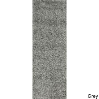 Nuloom Alexa My Soft And Plush Shag Runner (28 X 8) (White, Gold, Thyme, Black, Grey, Black and Silver, BrownPattern ShagTip We recommend the use of a non skid pad to keep the rug in place on smooth surfaces.All rug sizes are approximate. Due to the dif