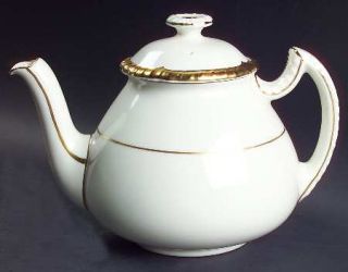 Royal Doulton Chantilly (Ivory Bckgd) Teapot & Lid, Fine China Dinnerware   Ivor