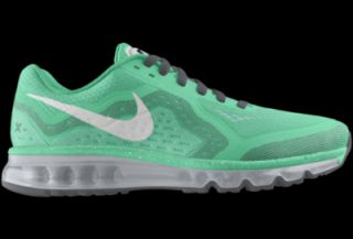 Nike Air Max 2014 iD Custom Kids Running Shoes (3.5y 6y)   Green