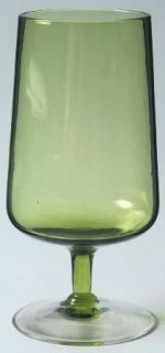 Seneca Cabaret Green Iced Tea   Stem#1964, Green    Bowl, Clear Foot