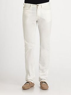 Versace Collection Slim Stretch Jeans   White