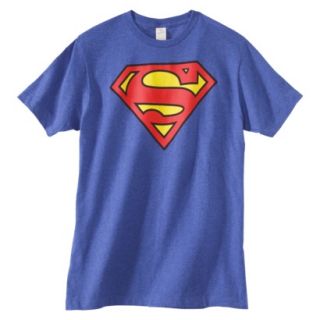 SUPERMAN Royal Heather Mens Spm Shield T Shirt   XL