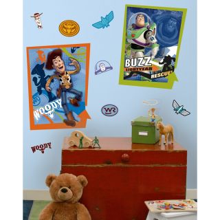 Toy Story Buzz And Woody Peel and Stick Giant Poster Wall Decals