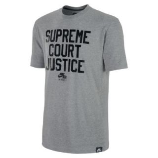 Nike AF1 Supreme Court Justice Mens T Shirt   Dark Grey Heather