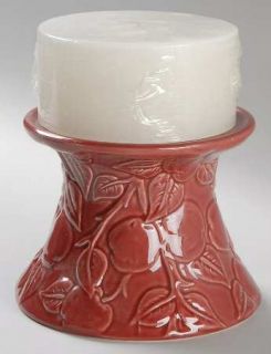 Franciscan Apple (England Backstamp) Pillar Set (Holder and Candle), Fine China
