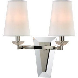 Hudson Valley HV 7442 PN WS Nelson 2 Light Wall Sconce