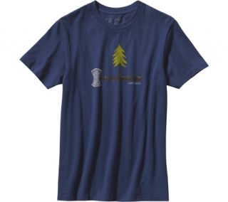 Mens Patagonia Live Simply® Every Tree Counts T Shirt   Classic Navy Graphi