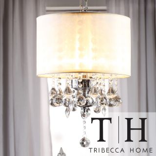 Tribecca Home Silver Mist Crystal Chandelier