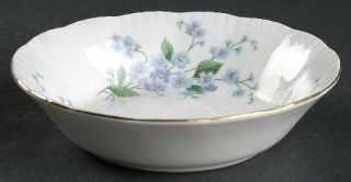 Paragon Forget Me Not Fruit/Dessert (Sauce) Bowl, Fine China Dinnerware   Blue &