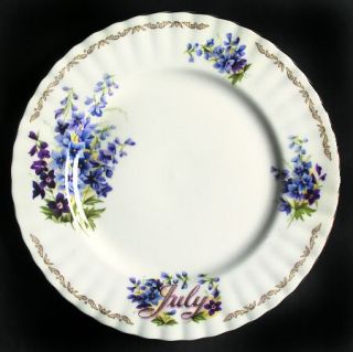 Jaeger Bouquet Of The Month Salad Plate, Fine China Dinnerware   Various Flowers