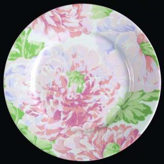 Philippe Deshoulieres Fleurs Dinner Plate, Fine China Dinnerware   Pink Flowers,