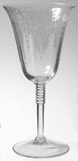 Cambridge Candlelight Water Goblet   Stem #3114, Etch 897