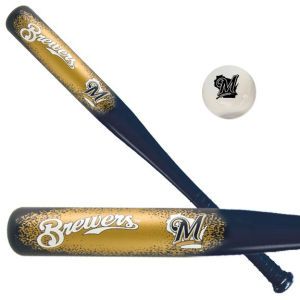 Milwaukee Brewers Aero Strike Bat And Ball Set