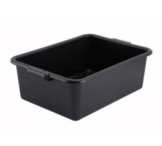 Winco 7 in Plastic Dish Box, Black
