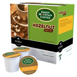 Keurig Green Mountain Coffee Hazelnut Decaf K Cups, 18 Ct