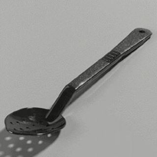 Carlisle 13 Perforated Serving Spoon   Polycarbonate, Black