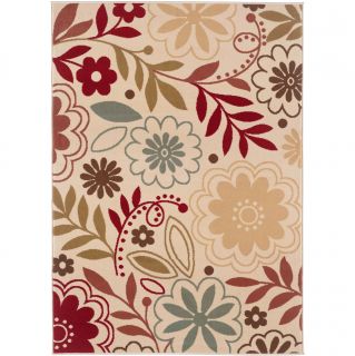 Lagoon 104542 Contemporary Beige Area Rug (76 X 910)