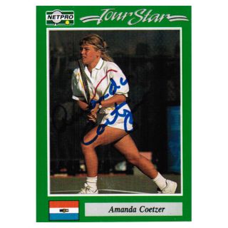 Tennis Express Amanda Coetzer Signed  Women`s