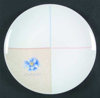 Studio Nova Natural Quartet Dinner Plate, Fine China Dinnerware   Panels With Fl
