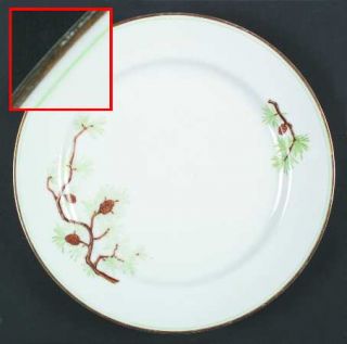 Craftsman (Japan) Pioneers Dinner Plate, Fine China Dinnerware   Pine Needles&Co