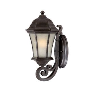 Waverly Energy Star Collection Wall mount 1 light Outdoor Black Coral Light Fixture