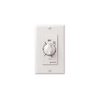 Intermatic FD6HW Timer, 6 Hour Spring Wound Decorator Timer White